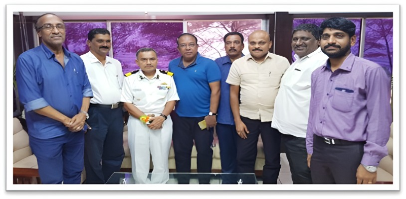 Relief Materials Handover to Coast Guard